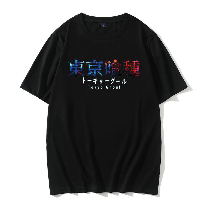 Tokyo Ghoul Printed Men T-shirt Summer Women Casual Short Sleeve Streetwear Tees Clothes Anime Graphic T Shirt Tops