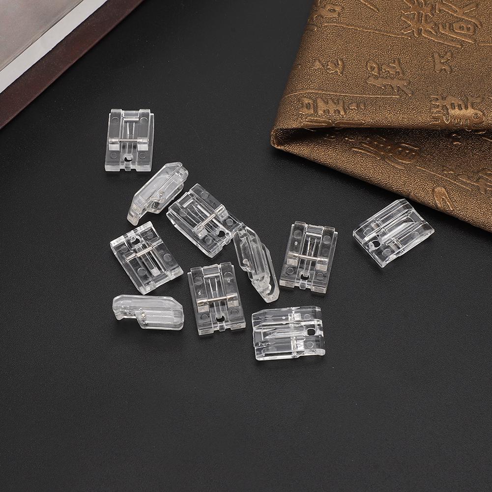 10 Buc Picioruș Presor Fermoar Invizibil Plastic Multifuncțional Accesorii Mașină de Cusut