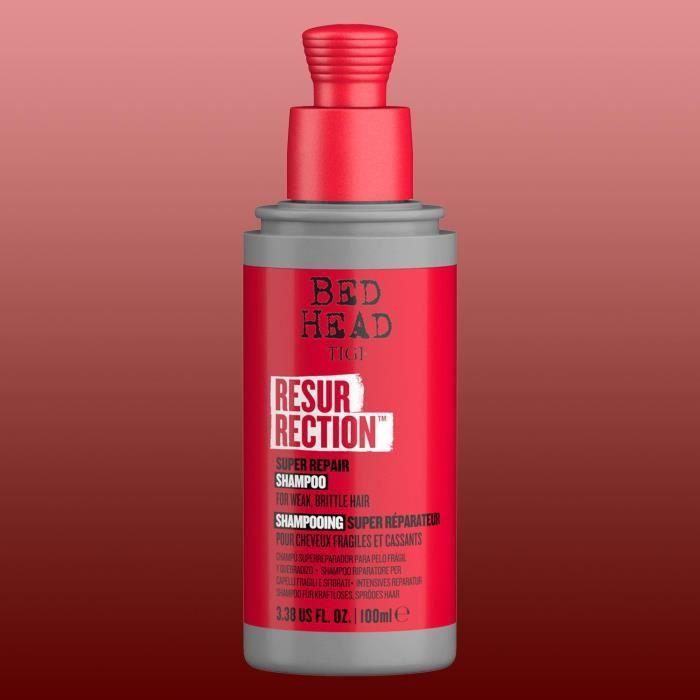 Bed Head by TIGI Resurrection Repair Shampoo for Weak, Brittle Hair, 100 Ml