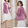 Summer Women's Thin Knitted Cardigan Open Front Shawl Jacket Sun Protection Top