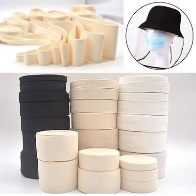 50M Cotton Bias Binding Tape Roll Sewing Trims Craft Edging Ribbon Trimming 1-5cm Wide Herringbone Fabric Crafts DIY