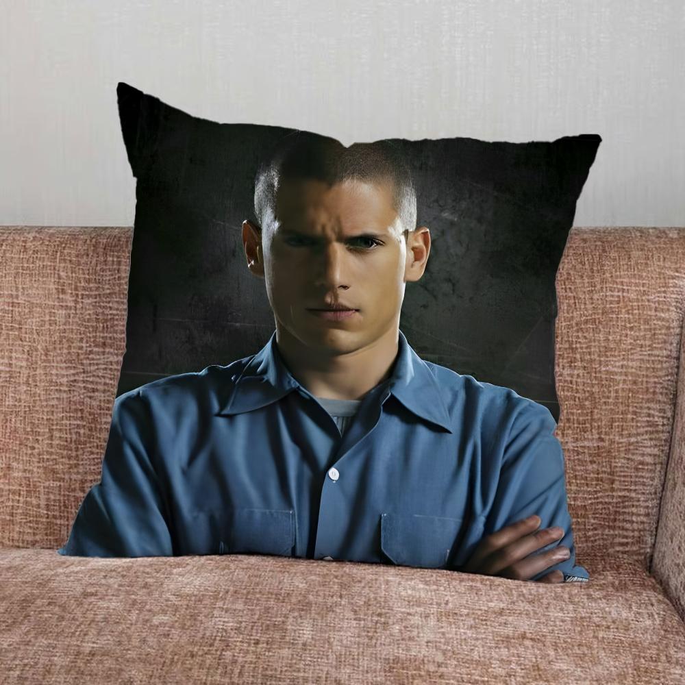 W-Wentworth Miller Pillow Case For Home Bedroom Car Office Decoration Living Room Sofa Cushion Cover Suitable