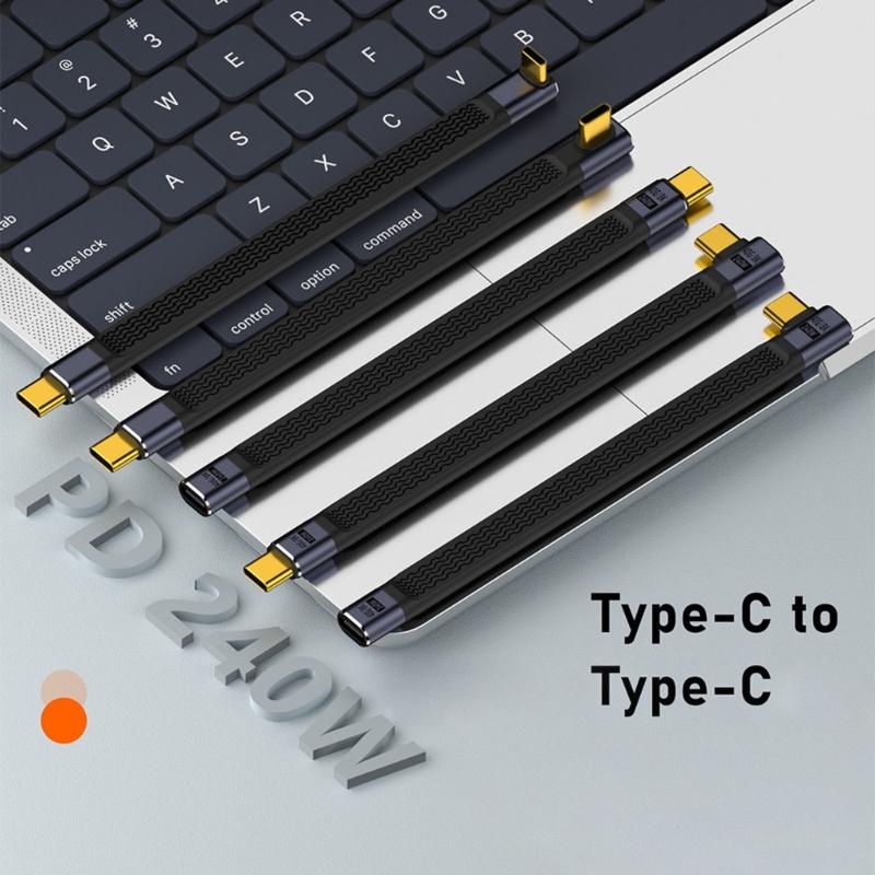 40Gbps PD3.1 USB C Data Cable 240W Type C Cable 8K60hz Video Output Fast Charging and Data Transfer