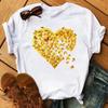 Butterfly Heart Printed T Shirt New Unisex Black T Shirt Harajuku Cute Graphic Tee Shirt Ladies Casual Female Tops Tee