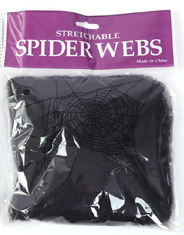 Halloween Spider Web Lights Spider Net LED String Lights with 8 Lamp Mode for Haunted House Halloween Home Window Wall Decor