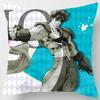 Anime Jojo Bizarre Adventure Jotaro Cushion Cover For Sofa Home Decorative Throw Pillow Cover Polyester Pillowcase Support