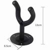 Guitar Wall Mount Secure Stylish Black Metal Hanger Fittings Accessories Instrument Display Guitar Hanger Wall Mount Holder Gift