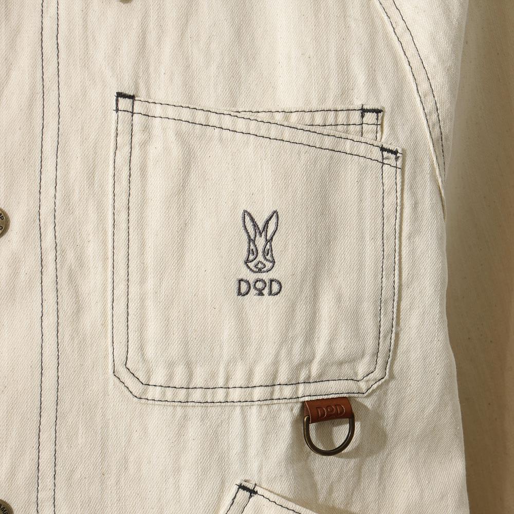 Dod Men'S Linen Denim Jacket (Ivory)