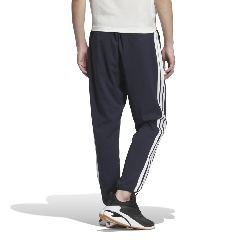 Adidas BXF30 Light Woven Track Pants in Legend Size L Men's 3-Stripes Loose-Fit Ink/White (JV7004),