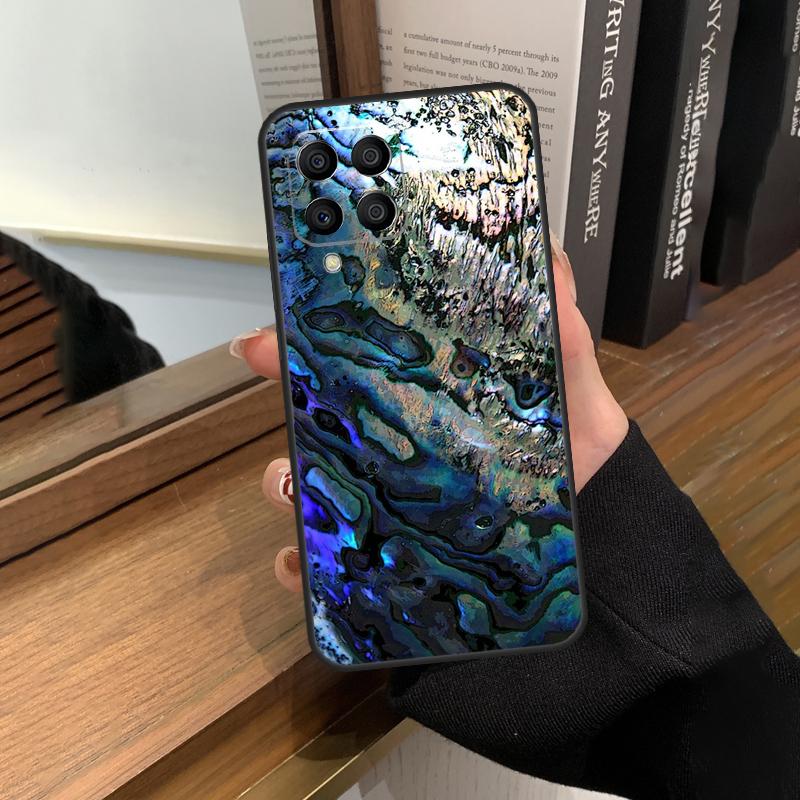 Abalone Shell Case For Samsung Galaxy M56 M06 M16 M36 M52 M32 M12 M54 M34 M14 M35 M55 M15 M11 M31 M13 M53