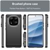 For Cover Xiaomi Redmi Note 14 Pro Plus Case Redmi Note 14 Pro 5G Capas Back Carbon Fiber TPU Soft Fundas Redmi Note 14 Pro Plus