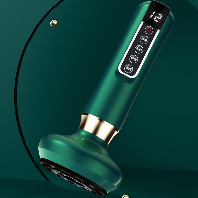 Electric Cupping Massager 12 Level Adjustable Anti-cellulite Massager Handheld Beauty Health Scraping Body Slimming Massage