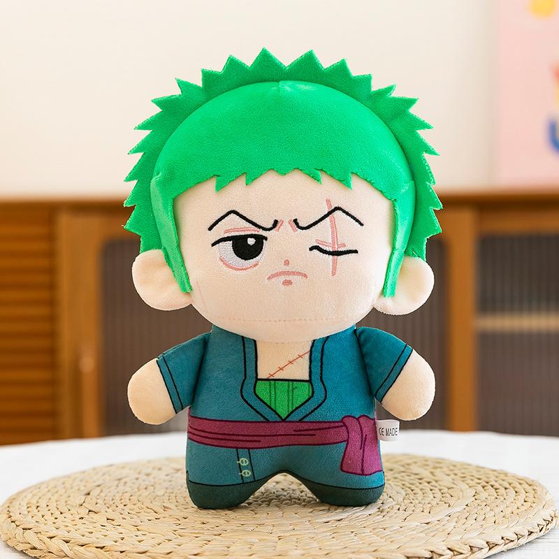 20cm One Piece Anime Figure Ace Zoro Sanji Luffy Dress-up COS Cute Doll Toys Collectible Birthday Gift