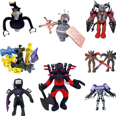 Toilet Titans TV Man Speakerman Cameraman Plush Toy Titans Drill Man Clock Speaker Man Camera Man Plushie Soft Toy