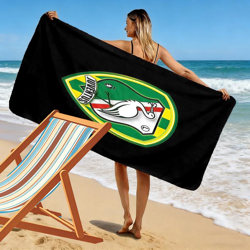ADO Den Haag Print Strandtuch, Großes Weiches Schnelltrocknendes Handtuch für Strand Camping Schwimmen
