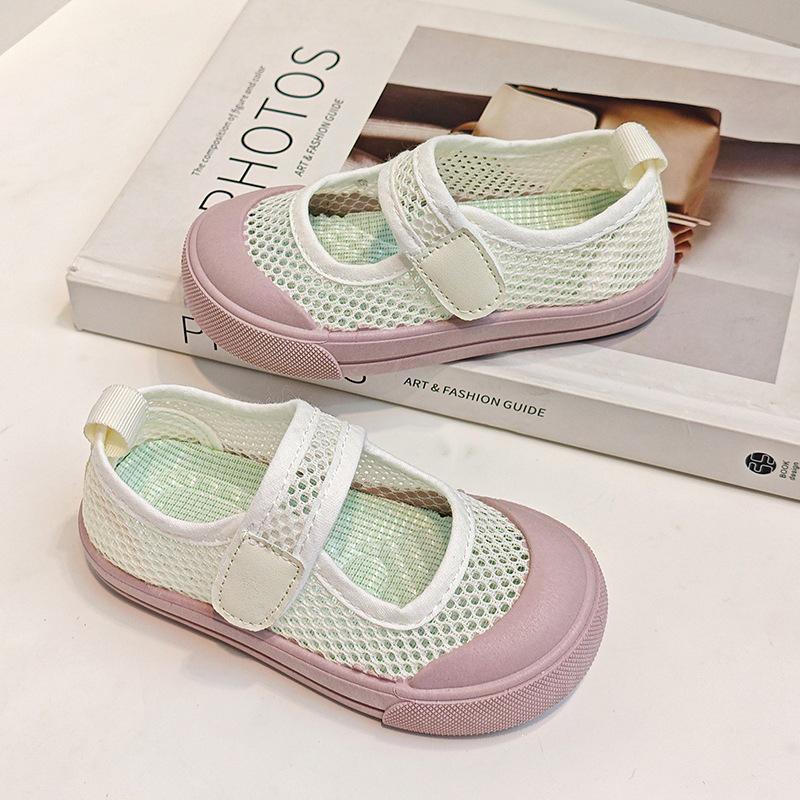 2026 Breathable Mesh Kids  Closed-Toe Sandals: Summer Indoor Shoes for Boys  Girls 31 розовый