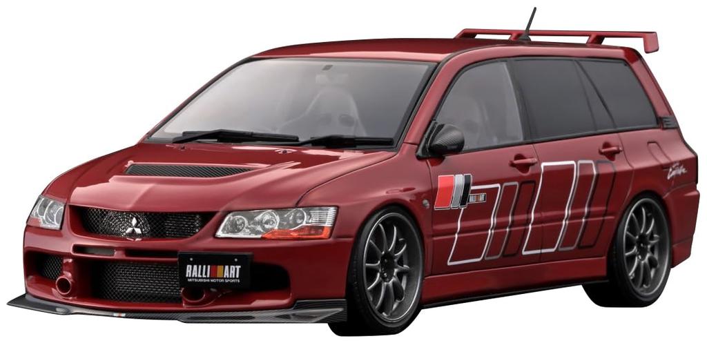 Ignition Model Mitsubishi Lancer Evolution Wagon Red Finished Product 1/18 (CT9W)