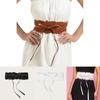 Breites Spitzen-Hüftband für Damen mit handgenähten Details für elegante Abendgarderobe