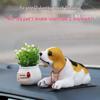 Bobblehead Dog Car Ornament: Creative Interior Decoration for Center Console