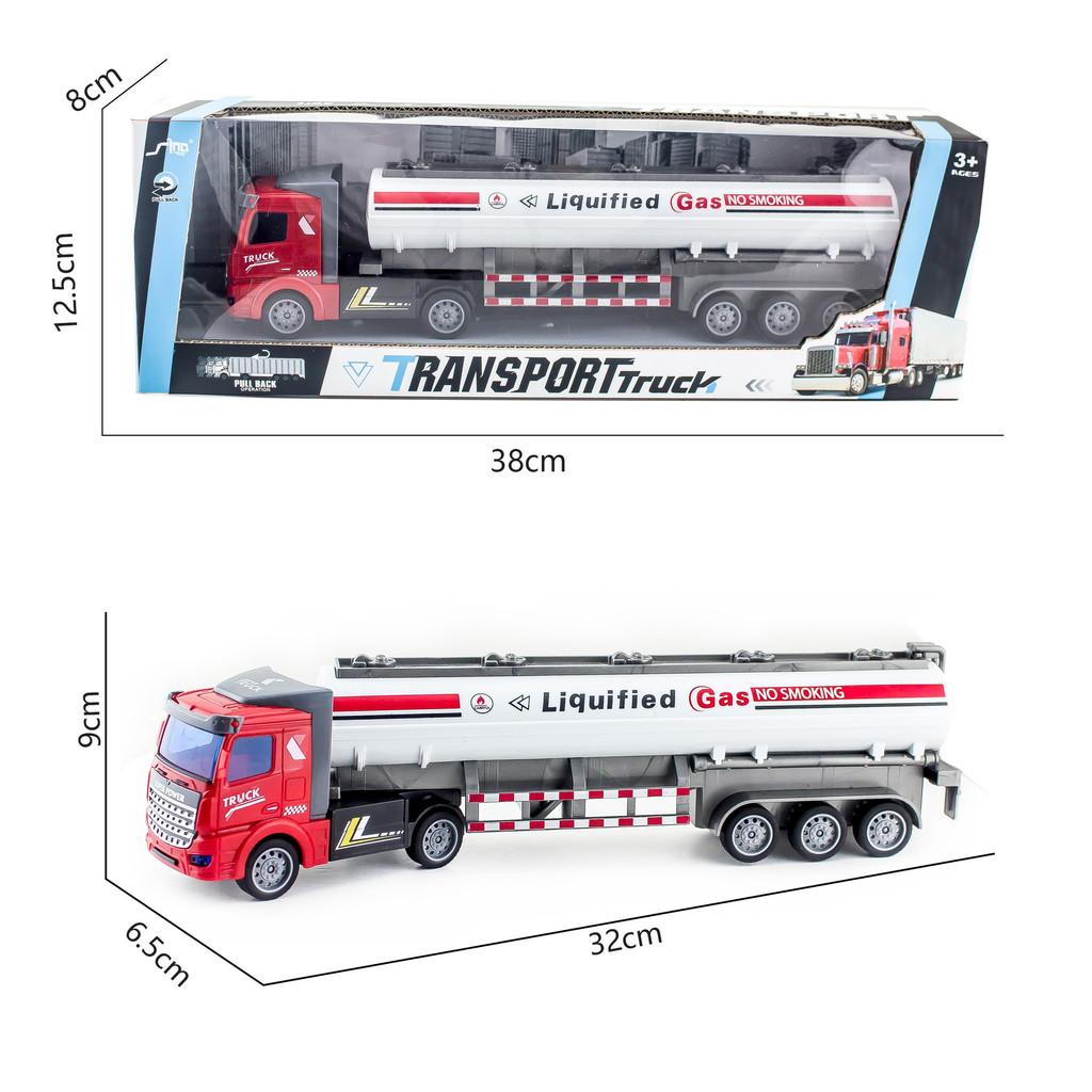 Double Trailer Decker Container Truck Engineering Vehicle Model Children Toy
