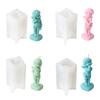 Candle Mould Silicone Mould Candle Making Decorating Candle Cute Epoxy Mould Castings Mould Baking DIY Silicone Mould