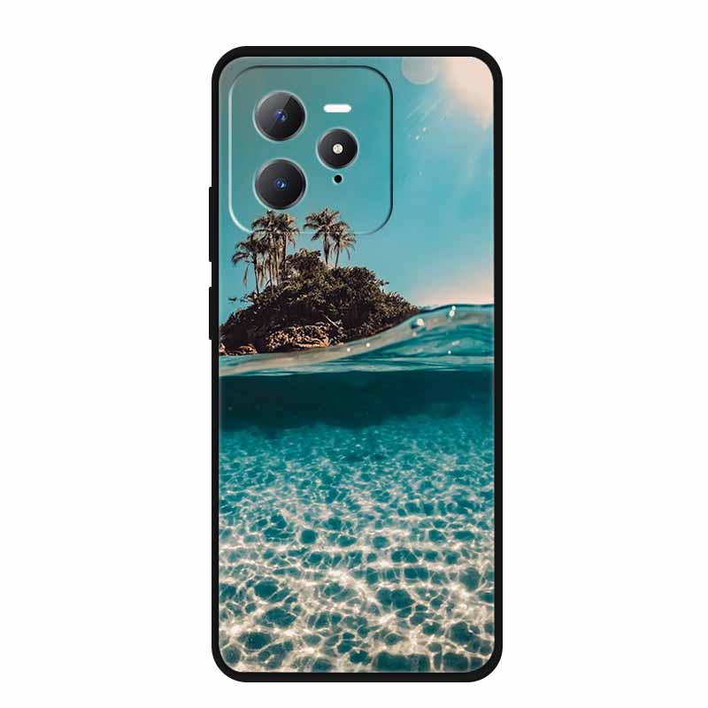 For Realme GT 7 Pro 5G Case Original Soft Silicone TPU Phone Cases Back Cover For Realme GT7 Pro Scenery Shockproof Bumper Etui