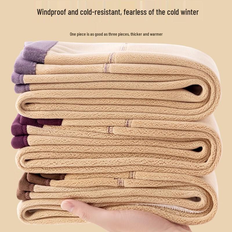 Langsha Women's Thick Fleece-Lined Thermal Pants