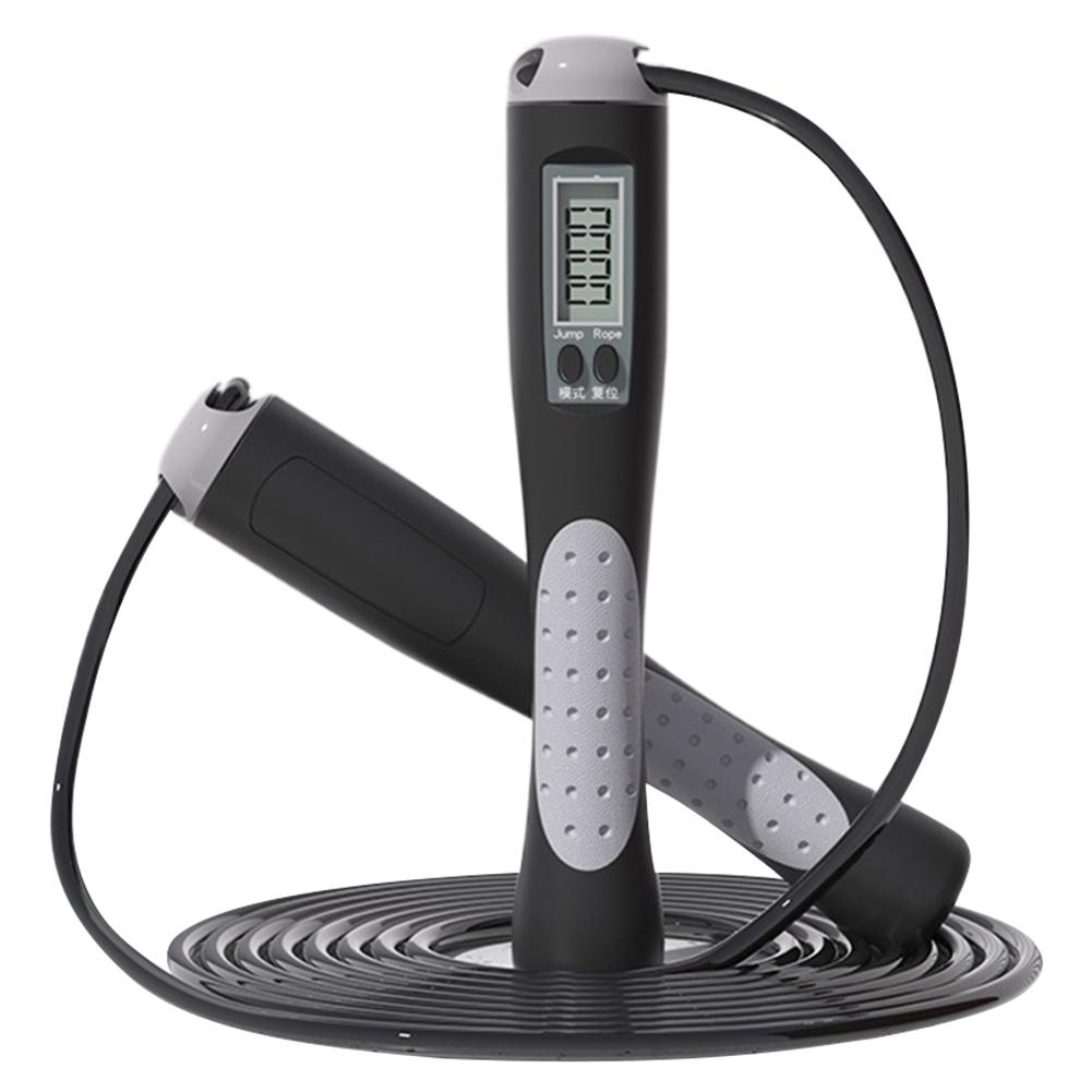Counting Jump Rope Skipping Rope Adjustable Training Jump Rope with Counter Digital Jump Rope for Gym Fitness Exercise