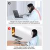 3 Layer Desktop Holder 360 Adjustable Foldable Phone Tablet Bracket Holder Aluminum Alloy Anti Slip for 11-17 Inch Notebook