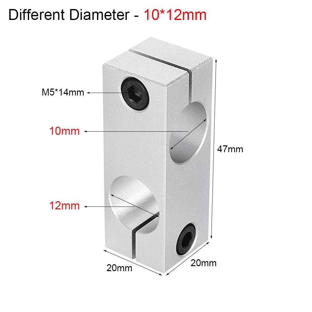 1 buc Clemă de Fixare Stâlp Aliaj de Aluminiu Diametru Fix Vertical Fixare Cruce Clip