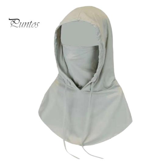 

Мужской летний головной убор для верховой езды с дизайном на шнурке. Многофункциональная защита от солнца. Защита лица. Ледяной шелк. Быстросохнущие гетры 3 в 1. светло-серый