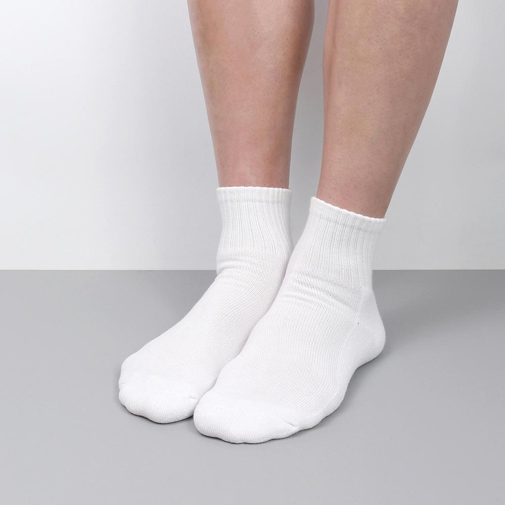 Syupeobeijig 1130 Cushioned Mid-Calf Crew Socks 5 Pairs (2 Colors)