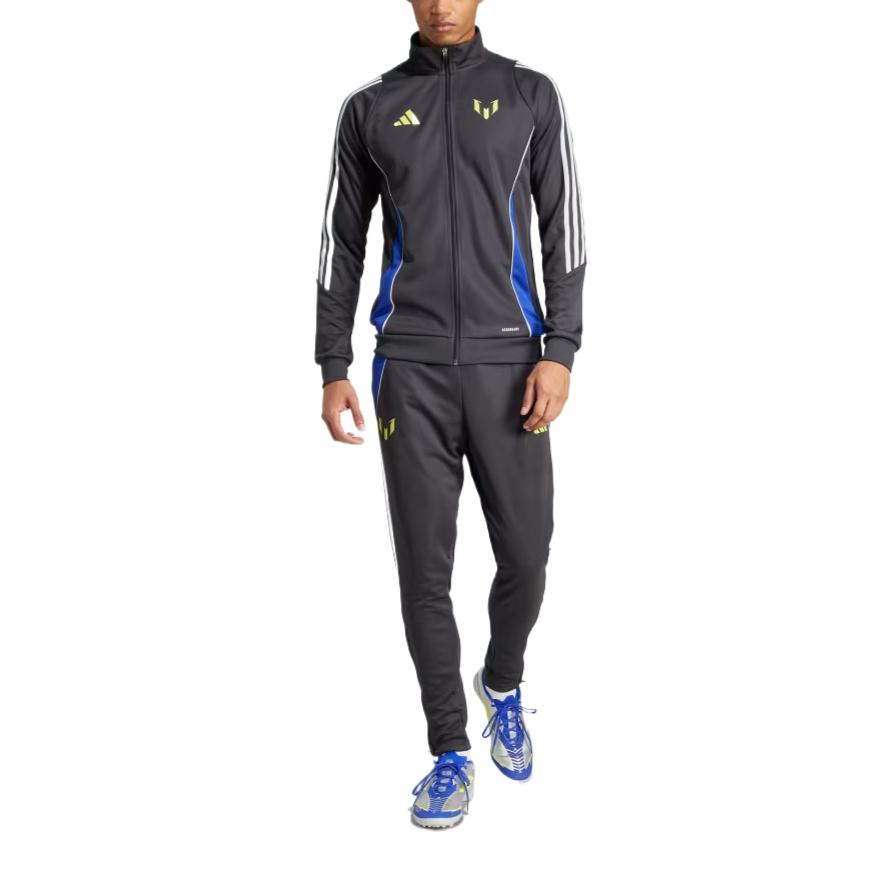 Adidas Messi Breathable Comfortable Soft Lightweight Jacket Men Jacket Carbon-Gray JJ2890