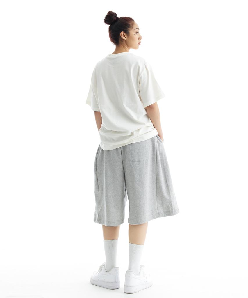 CREAM SODA LAB Minimal Wide Training Essential Side Cut Bermuda Shorts