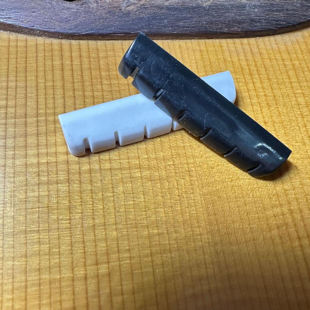 ABS Plastic Bass Nut & String Saddle for 4/5-String