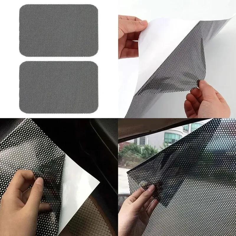 1 Pair Sun Block Film Anti-UV Car Static Sunshade Stickers Glass Window Film Sun Insulation Sunscreen Sunroof Solar Cur
