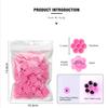100pcs Disposable Glue Pallet Eyelash Extension Holder Pallet for Tattoo Pigment Adhesive Gel Glue Container Flower Makeup Tools