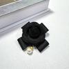 Designer's Rose-Scented Fabric Brooch Camellia Corsages with Elegant Ribbon Fashion Brooches for Women