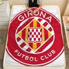 Girona FC  FlAannel Blanket, High quality Comfortable for All Seasons, Home Decor, Warmth and Comfort