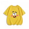 Potdemiel Summer SpongeBob SquarePants Pure Polyester Children's T-Shirt, Comfortable and Breathable, Suitable for Boys and Girls.