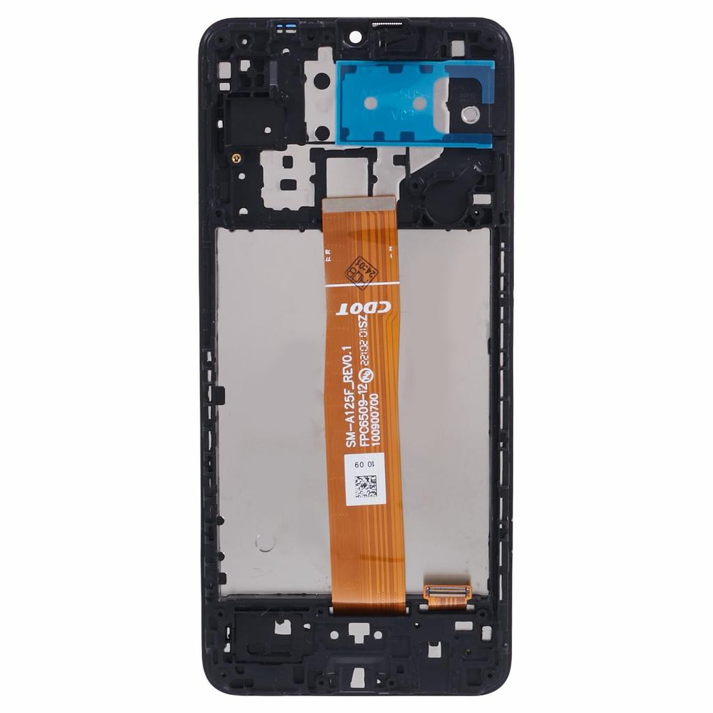 For Samsung Galaxy A12 A125 Grade C LCD Screen and Digitizer Assembly+Frame (In-Cell Technology) (without Logo)