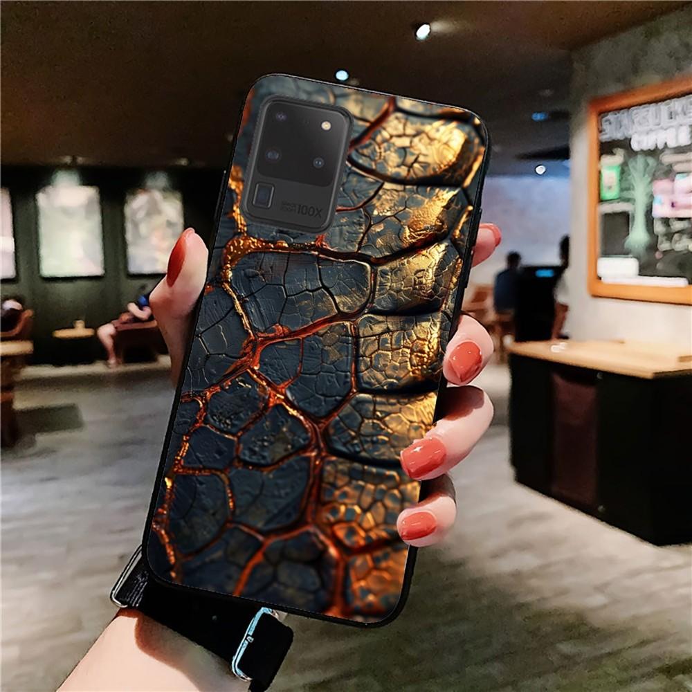 Snake Skin Phone Case For Samsung S 9 10 20 21 22 23 30 23 24 plus lite Ultra FE S10lite Fundas