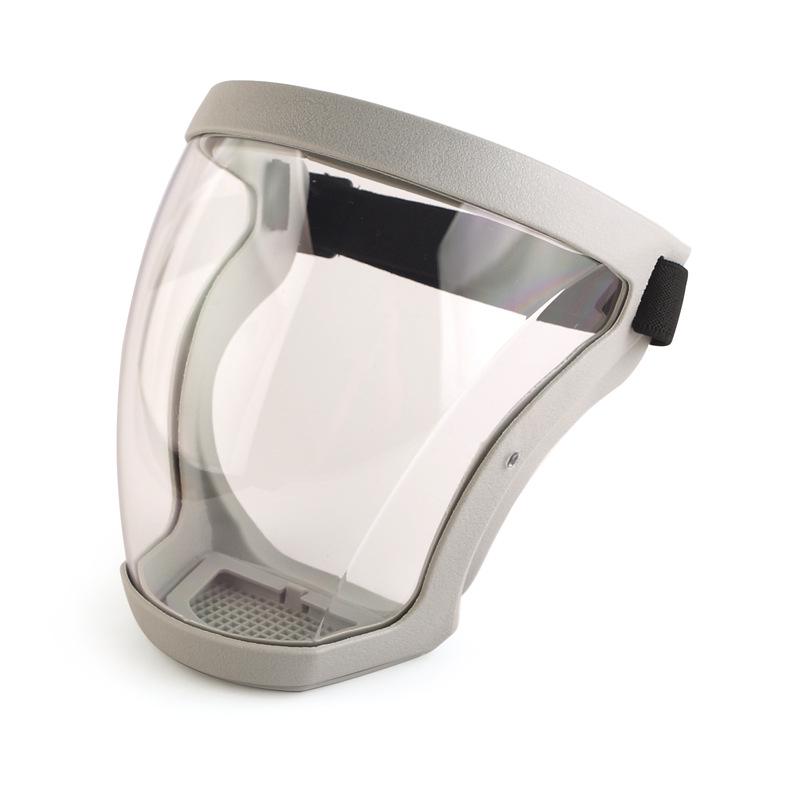 HD Transparent Horse Head Face Shield with Anti-Droplet Goggles, Unisex Headband Style