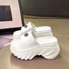 Thick-soled slippers women's summer height increase indoor home versatile outer wear non-slip muffin bottom cool slippers women