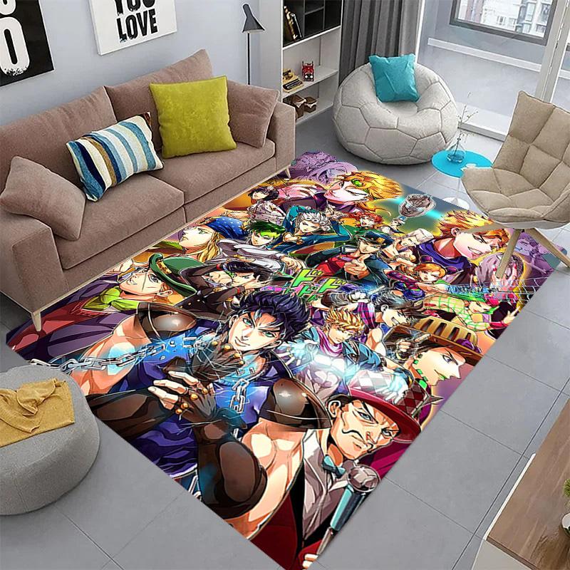 JoJos bizarres Abenteuer: Diamant Unzerbrechliche Teppichbodenmatten Heimdeko Weihnachtsgeschenke Badezimmerteppich Mode