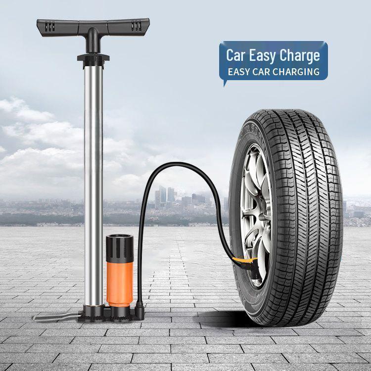High-Pressure Electric Air Pump for Bikes, Cars, Motorcycles, and Sports Equipment.