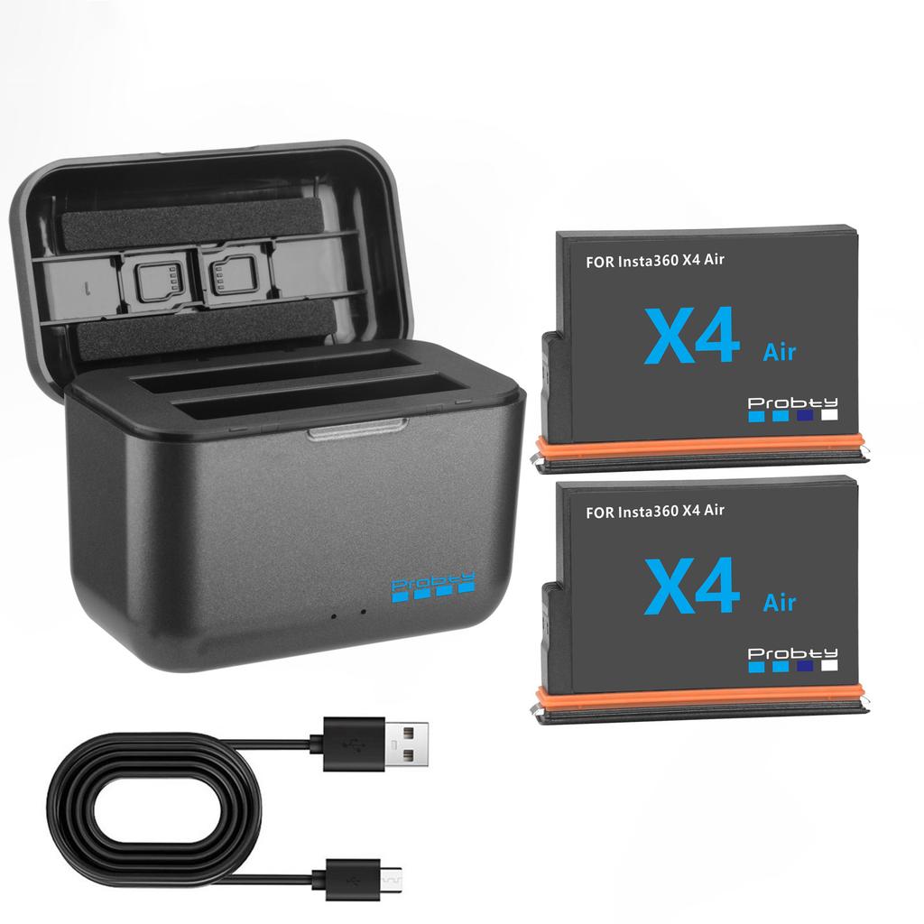 Probty 2100mAh For Insta360 X4 Air Battery for Insta360 X4 Air Battery Power Accessories