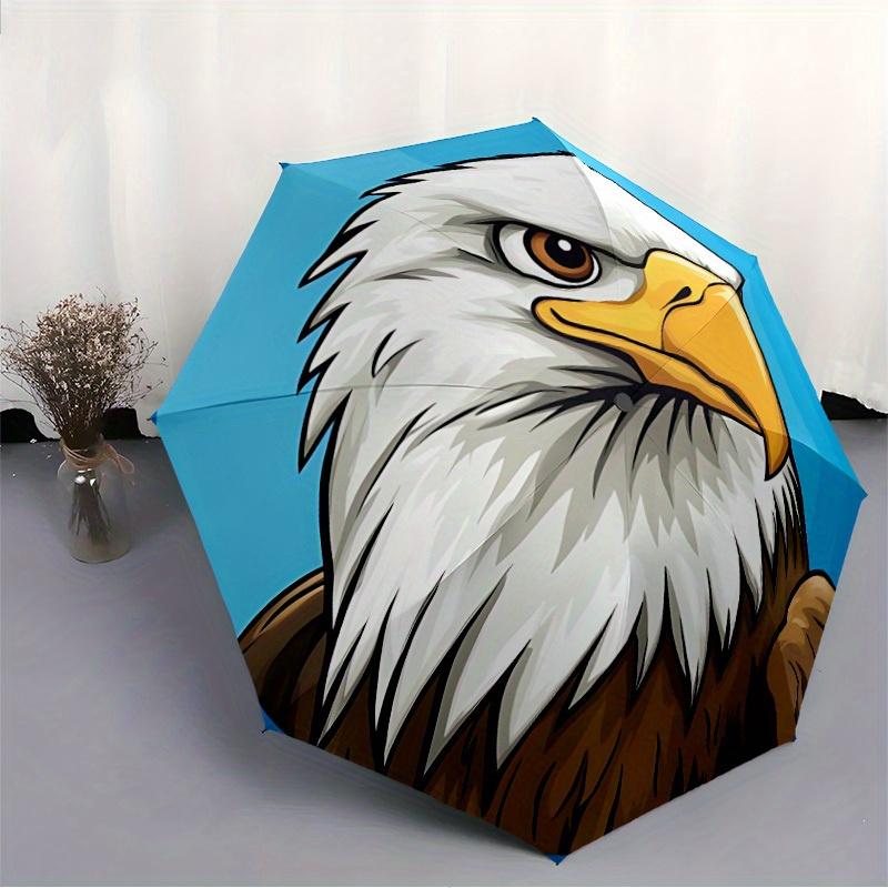 1pc Eagle Head Automatic Open/Close Umbrella, Ideal Fan Gift for Birthday, Christmas, Trendy Fashion yy250828072