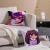 Cute Anime Cat AAphmau Meow Cushion Cover Pillowcase Short Plush Invisible Zipper Room Sofa Cushion Cover