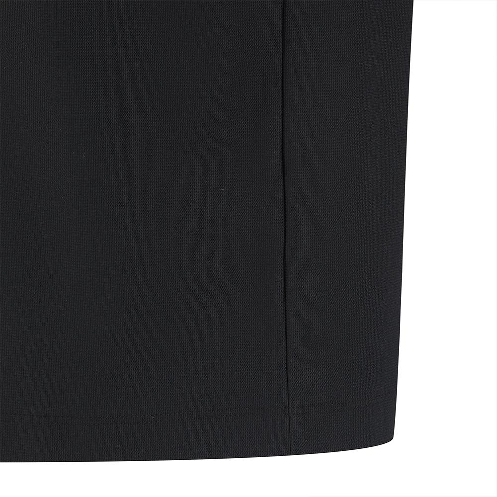 MALBON GOLF Performance Short Sleeve Polo Shirt Black (Man)
